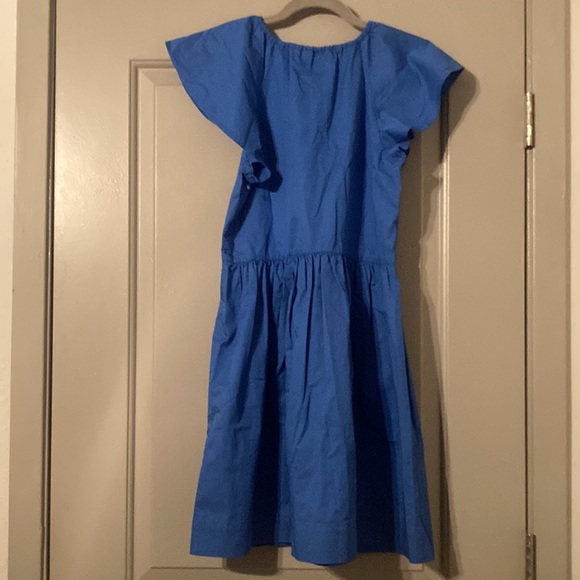 Tide Blue Flutter Sleeve Sundress| 100% Cotton| Vineyard Vines |Sz S - Picture 5 of 10